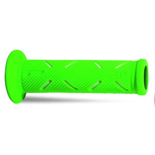 PRO GRIP GRIPS DOUBLE DENSITY ROAD 717 OPEN END FLUO GREEN
