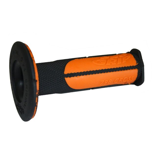 PRO GRIP GRIPS DOUBLE DENSITY OFFROAD 798 CLOSED END BLACK/ORANGE
