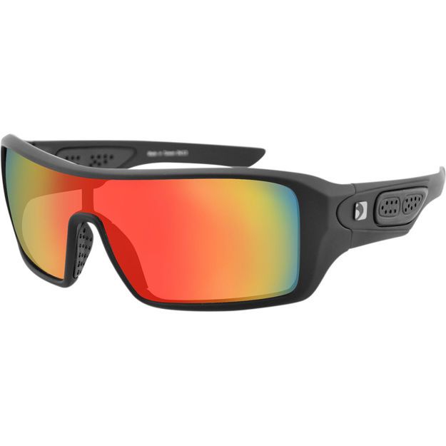 ΓΥΑΛΙΑ ΗΛΙΟΥ BOBSTER PARAGON STREET BLACK LENSES MIRRORED CRIMSON SMOKE