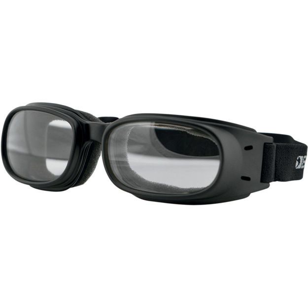 ΓΥΑΛΙΑ ΗΛΙΟΥ BOBSTER PISTON ADVENTURE GOGGLES BLACK LENSES CLEAR