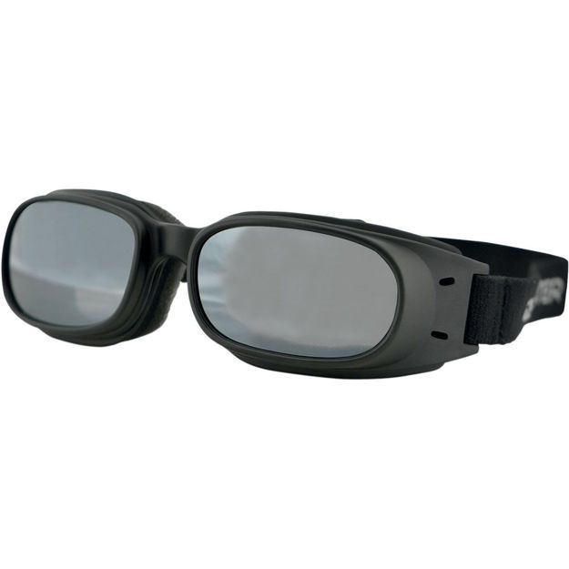 ΓΥΑΛΙΑ ΗΛΙΟΥ BOBSTER PISTON ADVENTURE GOGGLES BLACK LENSES MIRRORED SMOKE