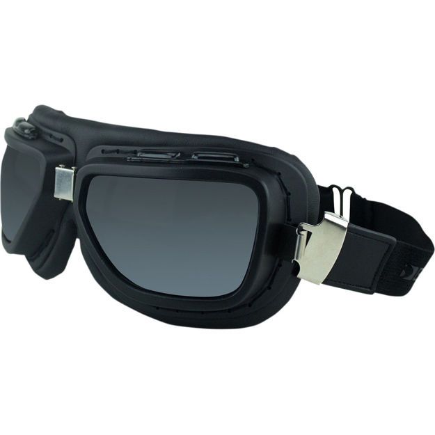 ΓΥΑΛΙΑ ΗΛΙΟΥ BOBSTER PILOT ADVENTURE GOGGLES BLACK LENSES Clear, Smoke INTERCHANGEABLE