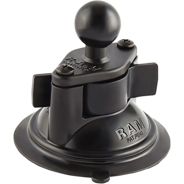 RAM MOUNT RAM MOUNT SUCTION CUP LOCK RAMB2241U Βάση 3,25" βεντούζα με μπίλια 1"