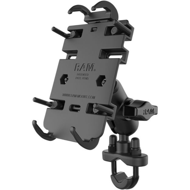 RAM MOUNT Quick Grip Phone Mount With U-Bolt Baseκιτ βάσης με U δέσιμο