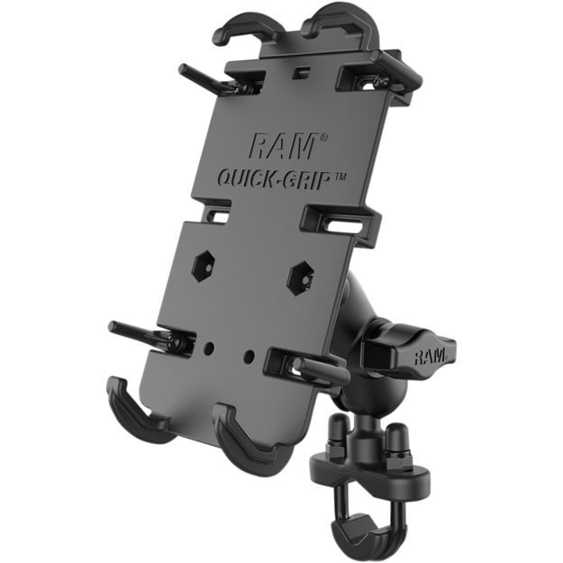 RAM MOUNT XL Quick Grip Phone Mount With U-Bolt Baseκιτ βάσης με U δέσιμο XL