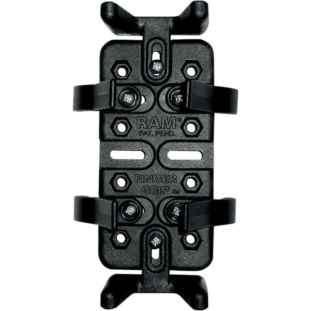 RAM MOUNT RAM MOUNT HOLDER UNIVERSAL FINGER GRIPΒάση με βραχίονες καλυμμένοι με λάστιχο