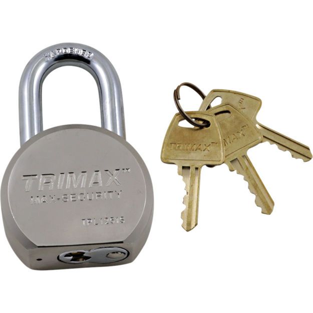TRIMAX TRIMAX PADLOCK HARDENED 64MM SOLID STEEL 1.25"X11MMΛουκέτο από σκληρυμένο ατσάλι  1.25"X11MM