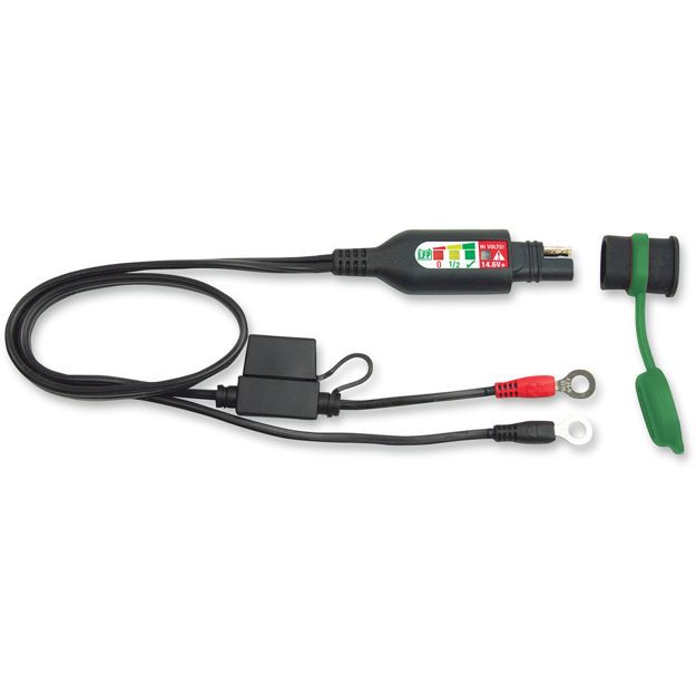 TECMATE BATTERY CORD EYE WITH TEST FOR 12.8V TO 13.2V LITHIUM BATTERYS
