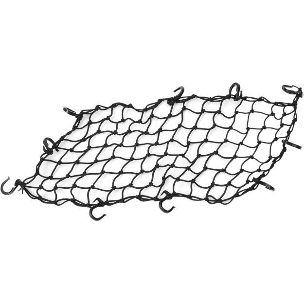 POWERTYE MFG CARGO NET / 38,1 CM (15") X 76,2 CM (30") / BLACK / TEXTILE|PLASTIC