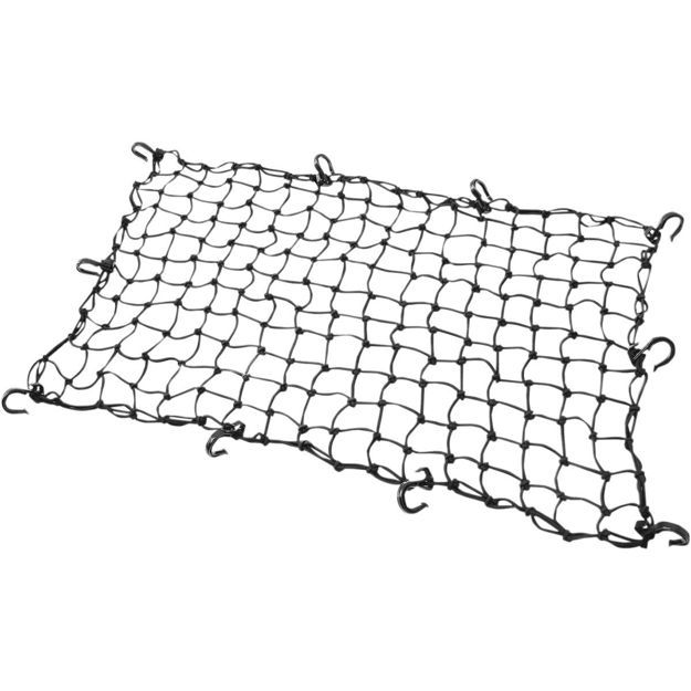 POWERTYE MFG CARGO NET / 38,1 CM (15") X 76,2 CM (30") / BLACK / TEXTILE|PLASTIC
