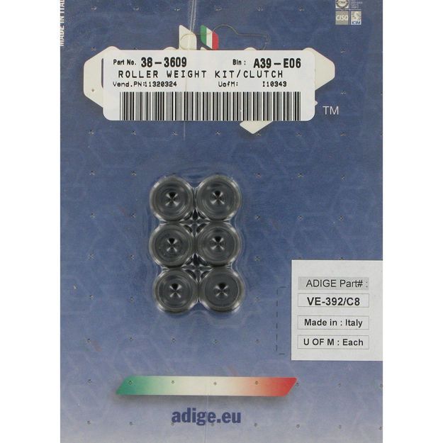 ADIGE ROLLER WEIGHT KIT CARBON FIBER 16 x 13mm VE-392/C8