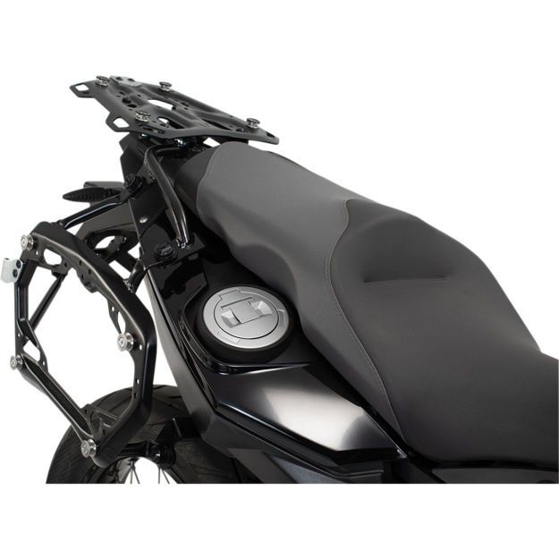 SW-MOTECH PRO side carriers. Black. BMW F 650/700/800 GS