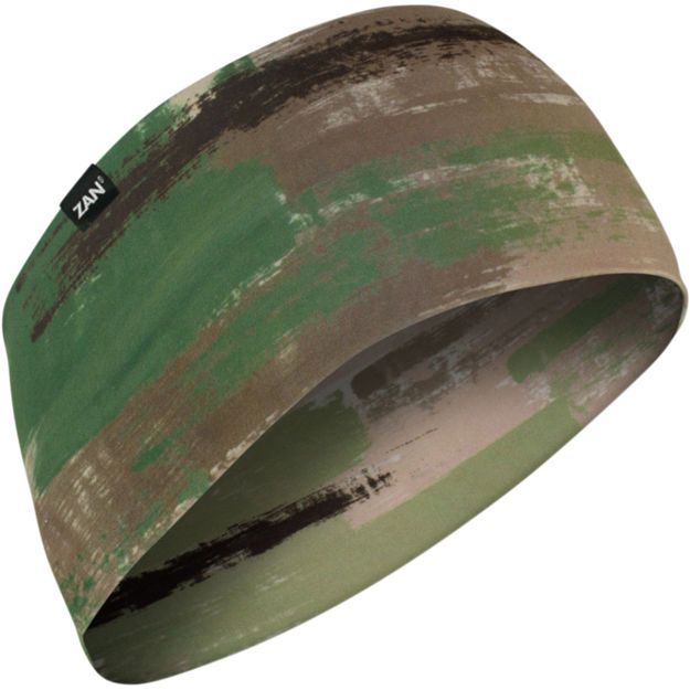 Κάλυμμα Κεφαλιού Αναβάτη ZAN HEADGEAR HDBND BRUSHCAMO Μαύρο Καφέ Πράσινο Tan Polyester| Spandex One Size