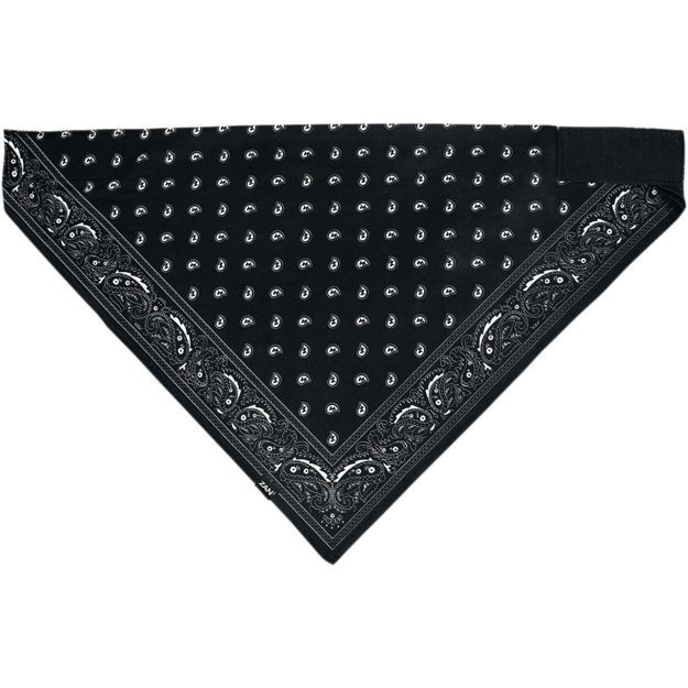 Μπαντάνα ZAN HEADGEAR BANDANNA SPORTFLEX SERIES Μαύρο Λευκό Elastane| Polyester ONE SIZE