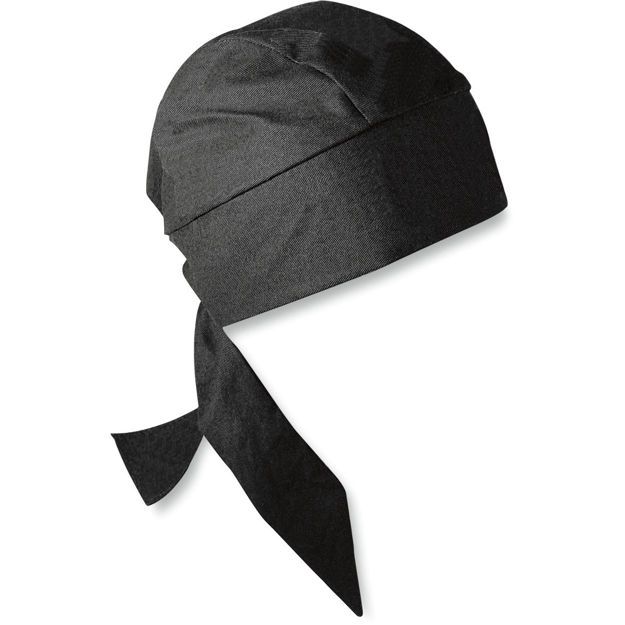 Μπαντάνα ZAN HEADGEAR HEADWRAP FLYDANNA® DELUXE Cotton Μαύρο ONE SIZE