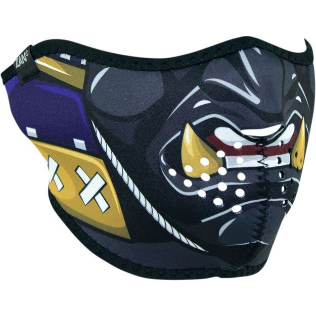 HALF FACE one size ZAN HEADGEAR HALF MASK SAMURAI Πολύχρωμο 