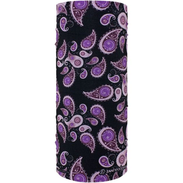 Περιλαίμιο one size ZAN HEADGEAR MOTLEY TUBE™ PAISLEY ALL WEATHER Polyester Μαύρο