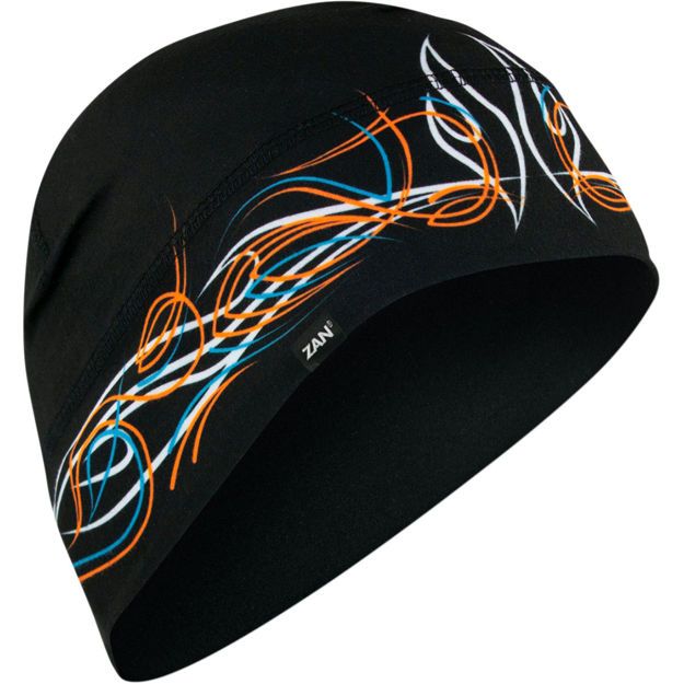 Κάλυμμα Κεφαλιού Αναβάτη ZAN HEADGEAR BEANIE Pinstripe Flame Elastane| Polyester  Πολύχρωμο  One Size