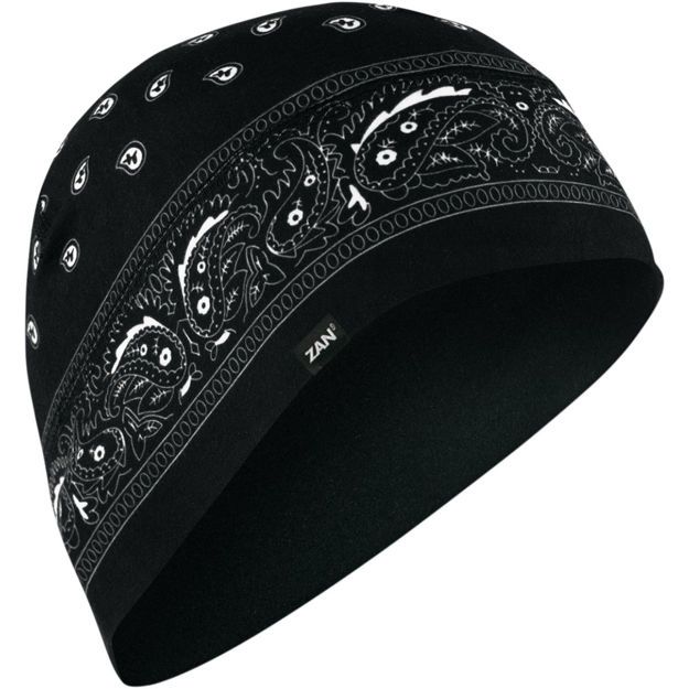 Κάλυμμα Κεφαλιού Αναβάτη ZAN HEADGEAR BEANIE SportFlex™ PAISLEY Μαύρο One Size