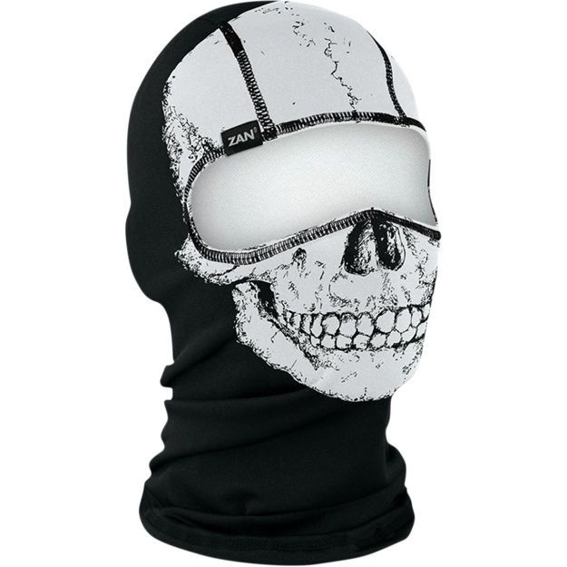 Μπαλακλάβα ZAN HEADGEAR BACLAVA POLYESTER SKULL Μαύρο One size