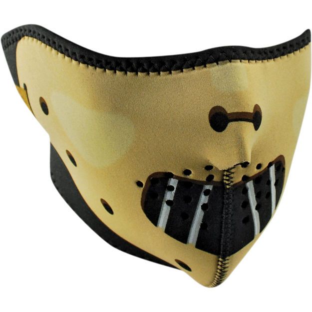HALF FACE MASK ZAN HEADGEAR HANNIBAL ONE SIZE Κίτρινο