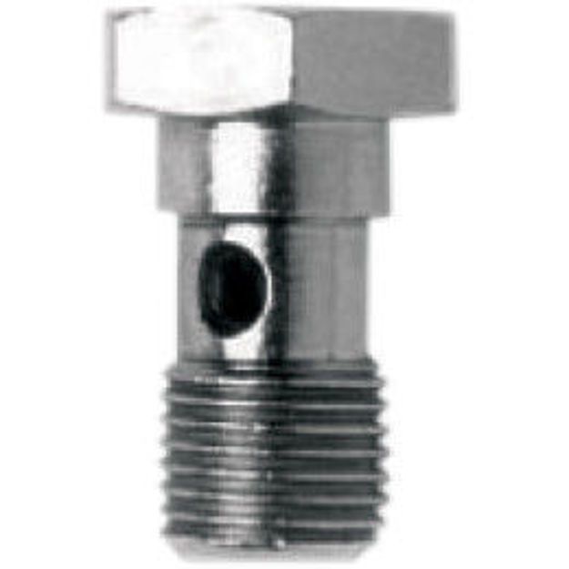 GOODRIDGE SINGLE BANJO BOLT CHROME 7/16x24 JIC/UNF 