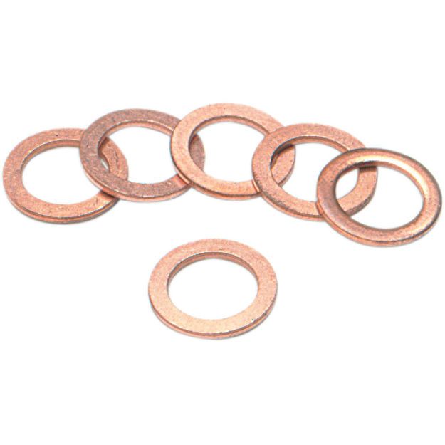 GOODRIDGE CRUSH WASHER COOPER INNER-Ø 10mm OUTER-Ø 15mm THICKNESS 1,3mm 6PKG 