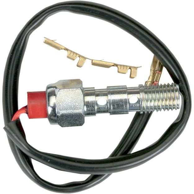 GOODRIDGE DOUBLE BANJO BOLT WITH BRAKELIGHT SWITCH CHROME M10x1,25 
