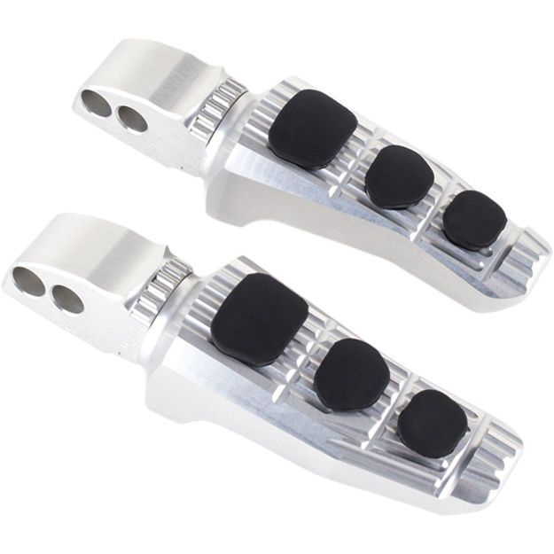GILLES TOOLING FOOTPEG KIT RGK SILVER 
