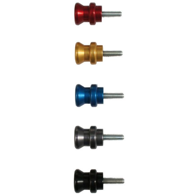 BIKE LIFT ALUMINUM BOBBINS YAMAHA-APRILIA-TRIUMPH BLACK M6