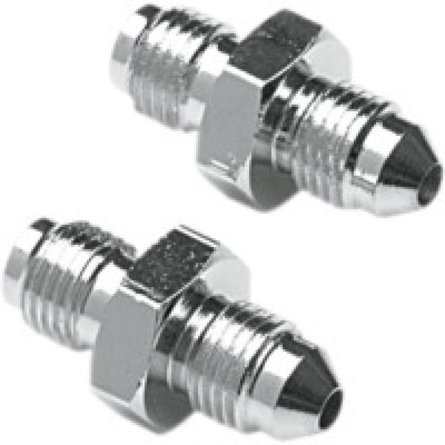 GOODRIDGE BRAKELINE ADAPTER ADAPTER JIC/JIC STAINLESS-STEEL -02-02 2x MALE 5/16x24 CHROME