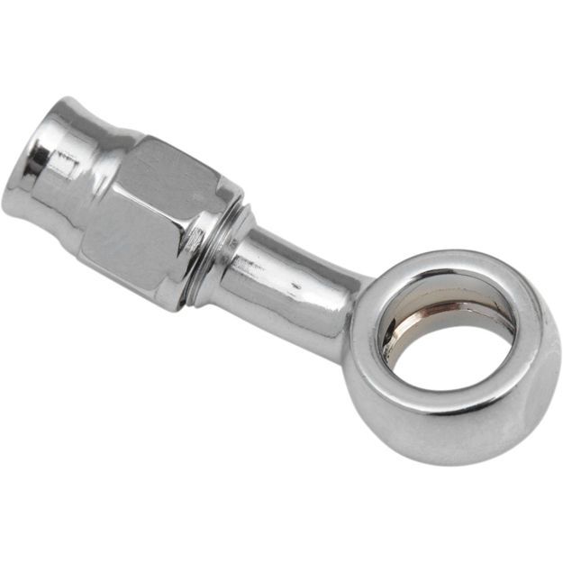 GOODRIDGE BANJO FITTING STAINLESS-STEEL 20° LONG CHROME -03 HOLE-Ø 10mm