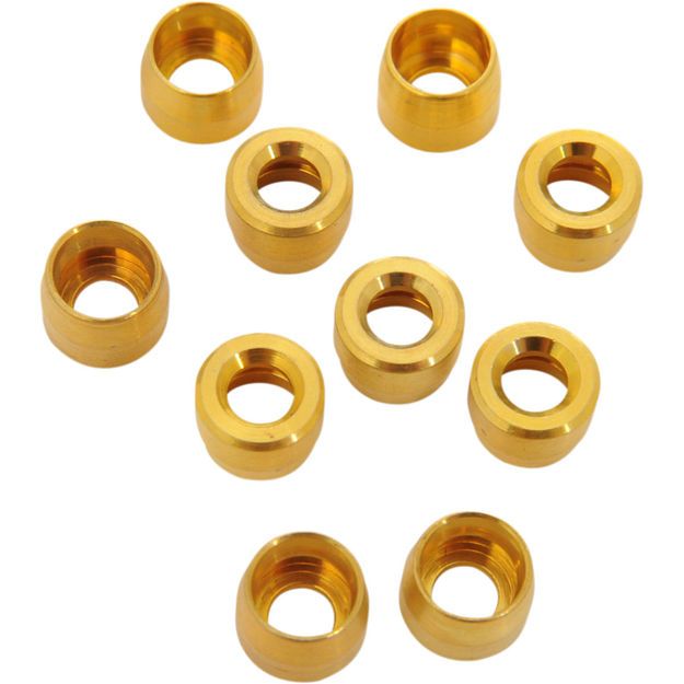 GOODRIDGE REPLACEMENT FERRULE BRASS -03 FOR 600 HOSE 10PKG