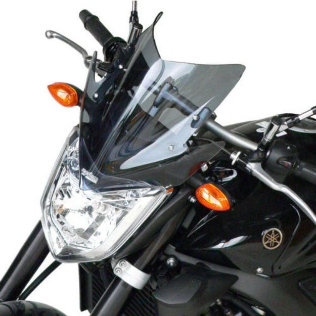 BULLSTER WINDSHIELD DEFLECTOR SMOKED BLACK 28 CM 3MM YAMAHA FZ1 1000 N
