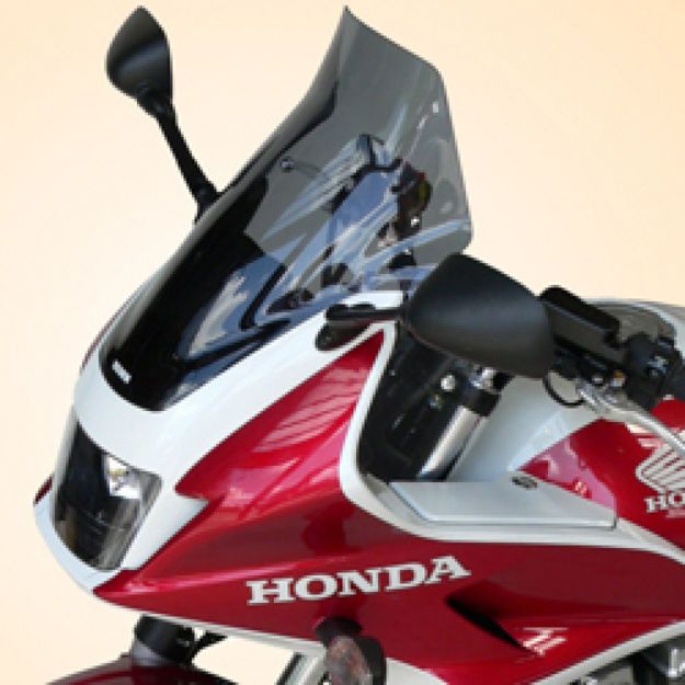 BULLSTER WINDSHIELD HIGH PROTECTION SMOKED BLACK 44 CM 3MM HONDA CB 1300 F 2003-2005 CB 1300 S ABS 2005-2014 
