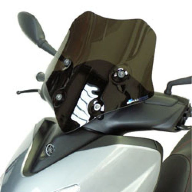 BULLSTER WINDSHIELD RACING SMOKED BLACK 37.5 CM 3MM YAMAHA VP 250 X-City 2007-2010 VP 125 X-City 2007-2010