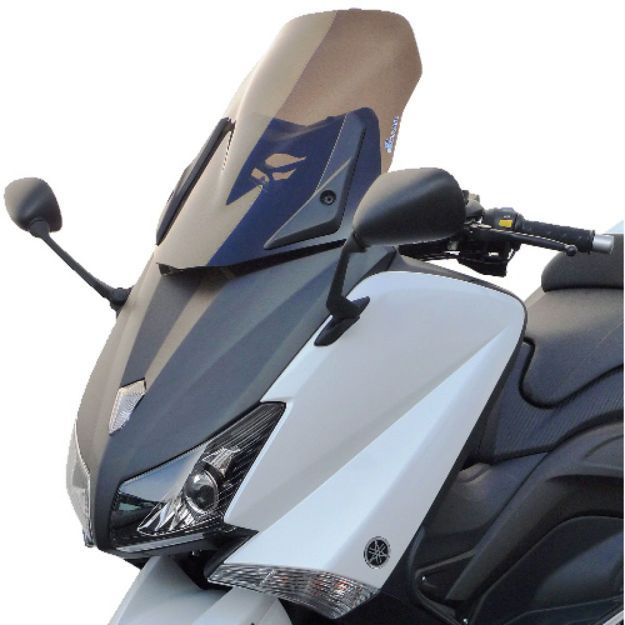 BULLSTER WINDSHIELD RACING SMOKED BLACK 48 CM 3MM YAMAHA XP 530 T-Max T-Max 2012-2016