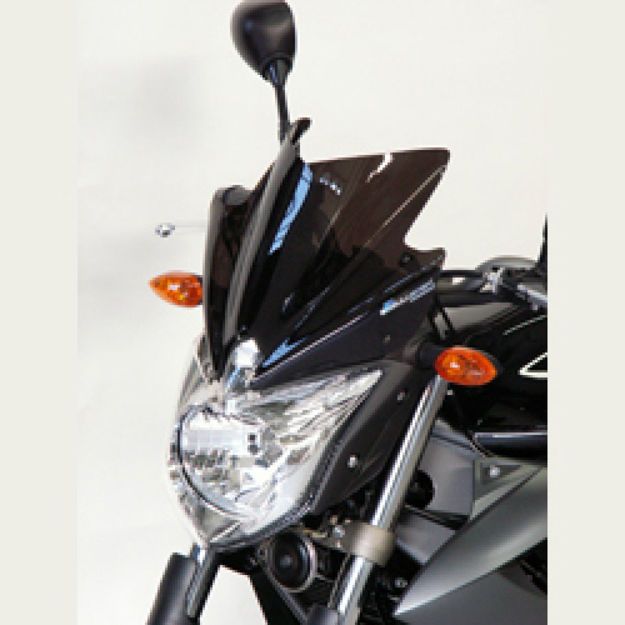 BULLSTER WINDSHIELD DEFLECTOR SMOKED BLACK 25 CM 3MM YAMAHA XJ 6 2009-2016