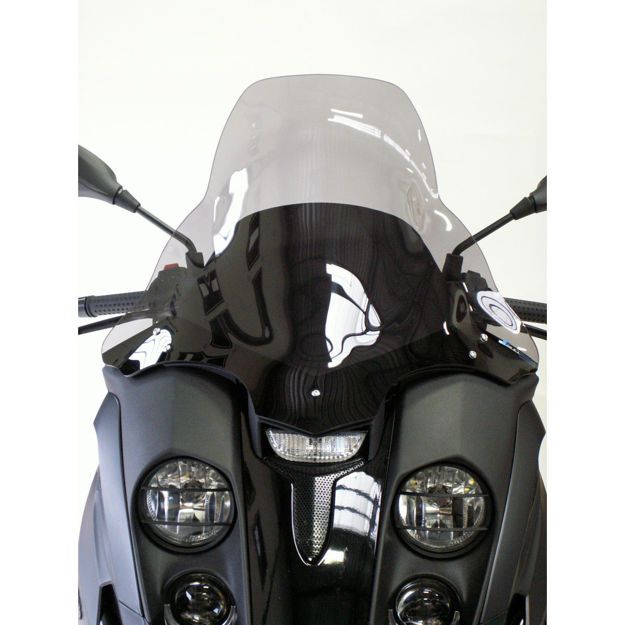 BULLSTER WINDSHIELD HIGH PROTECTION SMOKED GREY 59 CM 4MM GILERA FUOCO 500 I.E. 2007-2013 FUOCO 500 I.E. LT 2014-2016