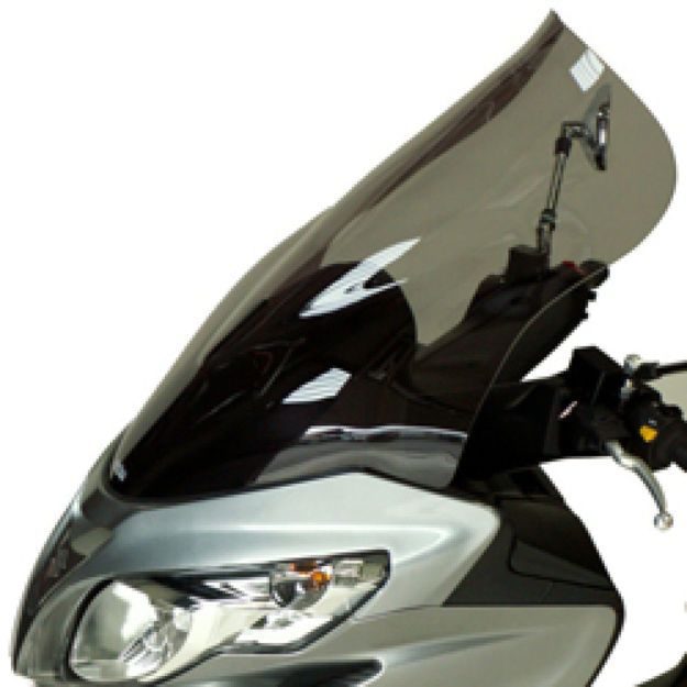 BULLSTER WINDSHIELD HIGH PROTECTION SMOKED GREY 75 CM 4MM SUZUKI AN 400 Burgman 2007-2012