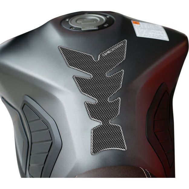 Αυτοκόλλητο ρεζερβουαρ ONEDESIGN TANKPAD MOON CARBON BLACK
 CGMOON18P