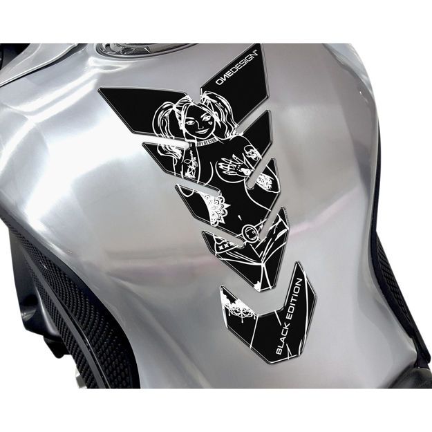 Αυτοκόλλητο ρεζερβουαρ ONEDESIGN TANKPAD BLACK EDITION WO
 CGBE11P