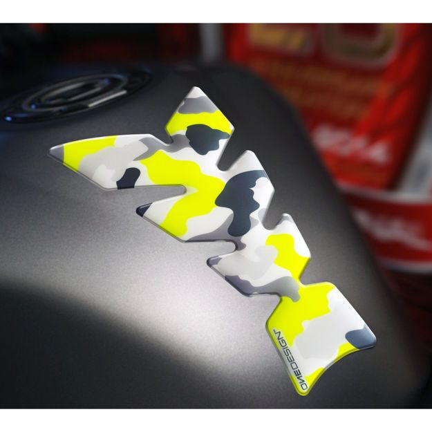 Αυτοκόλλητο ρεζερβουαρ ONEDESIGN TANKPAD MOON CAMO YW FLUO
 CGAN108P