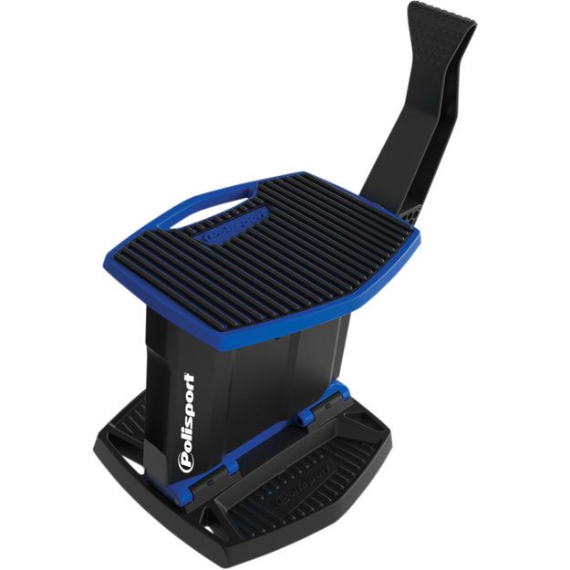 POLISPORT PIT LIFT BIKE STAND FOLDABLE POLISPORT LOGO BLUE/BLACK
