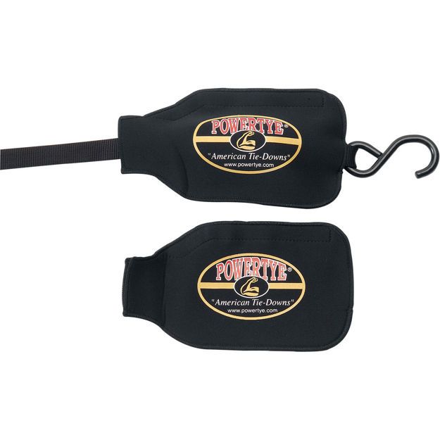 POWERTYE MFG TIEDOWN RATCH COVER / BLACK / NEOPRENE
