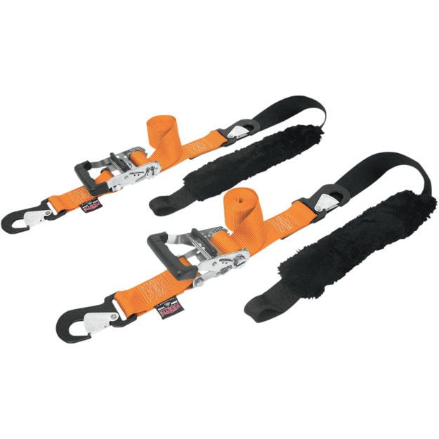 POWERTYE MFG BIG DADDY TIEDOWN / BLACK|ORANGE / NYLON|STEEL
