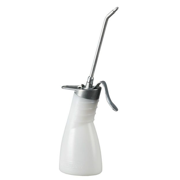 PRESSOL OILER 200 ML SPOUT 135 MM WHITE