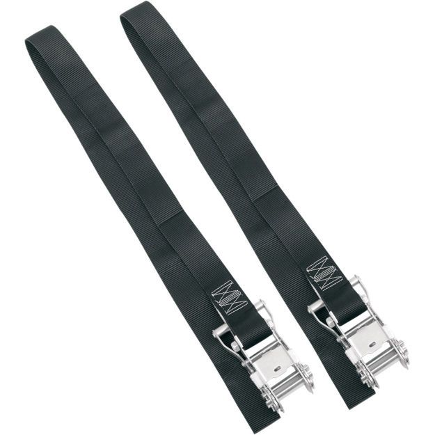 POWERTYE MFG ENDLESS RATCHET TIEDOWN / 1,21 M (4') / BLACK|NATURAL / NYLON|STEEL
