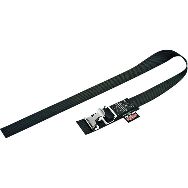 POWERTYE MFG WHEEL STRAP / BLACK|NATURAL / NYLON/STEEL
