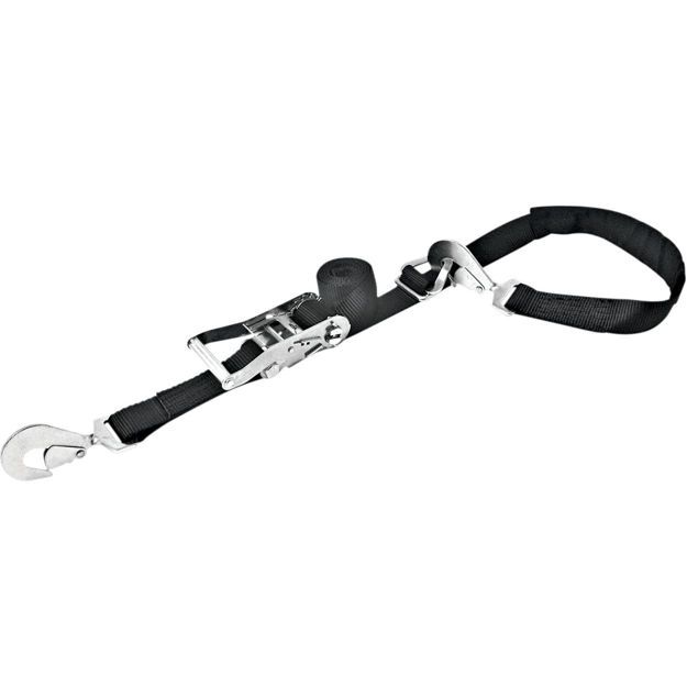 POWERTYE MFG TIEDOWN AXLE STRAP / BLACK|NATURAL / NYLON|STEEL
